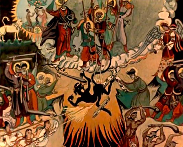 Ночь перед Рождеством мультфильм 1951 черт