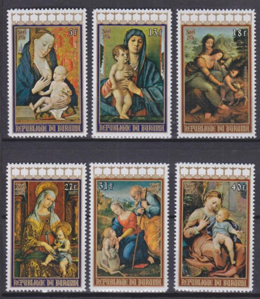 Живопись на почтовых марках Сезанна