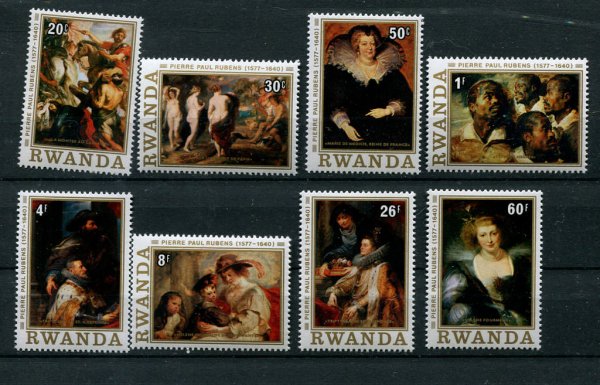 Марки картины великих художников