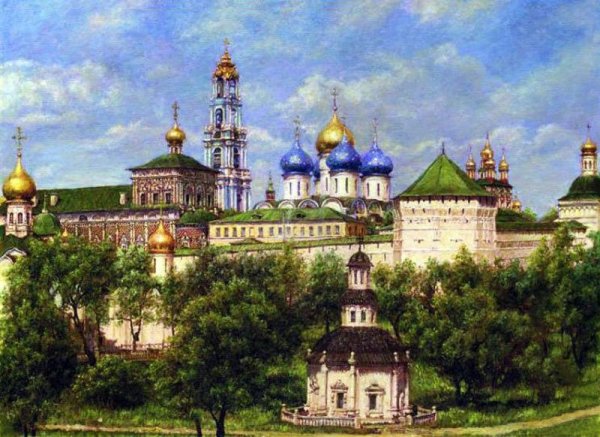Троице Сергиева Лавра Лавра картины