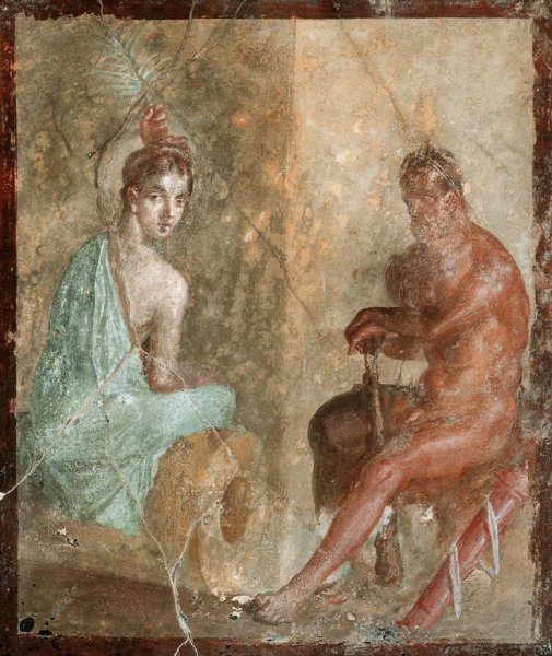 Помпеи храм Исиды фрески