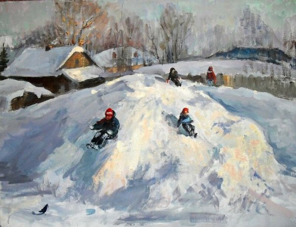 Роберт Дункан картины зима