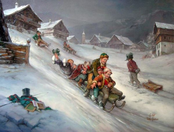 Хоккей живопись