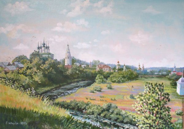 Картины пейзаж Суздаль