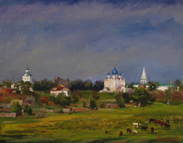 Суздаль живопись маслом