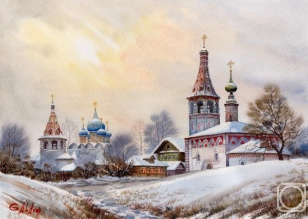 Художник Гала Астапова Суздаль картины