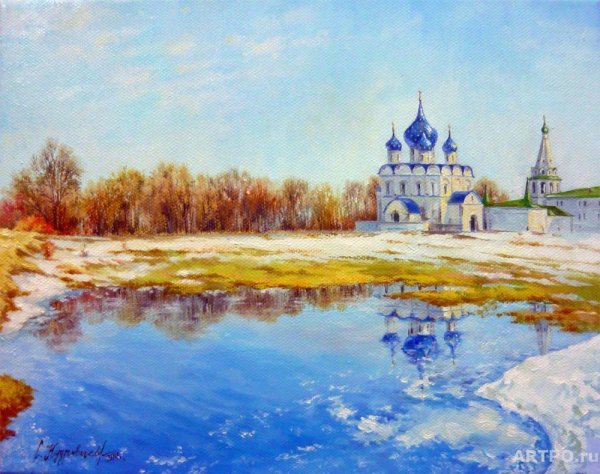 Сергей Кудрявцев картины Суздаль