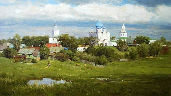 Художник Плотников Суздаль