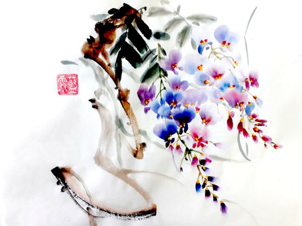 Традиционная китайская живопись гохуа