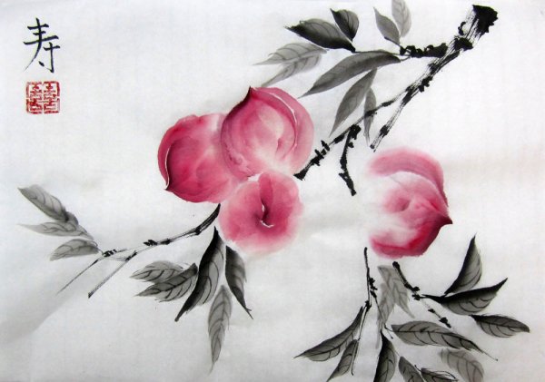 Китайская живопись гохуа стиль Сеи