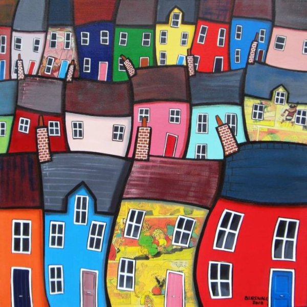 Фриденсрайх Хундертвассер рисунки