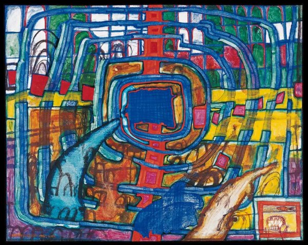 Хундертвассер Архитектор живопись