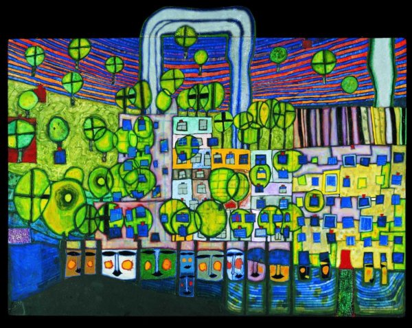 Хундертвассер Архитектор живопись