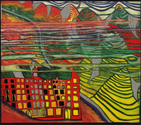 Фриденсрайх Хундертвассер живопись