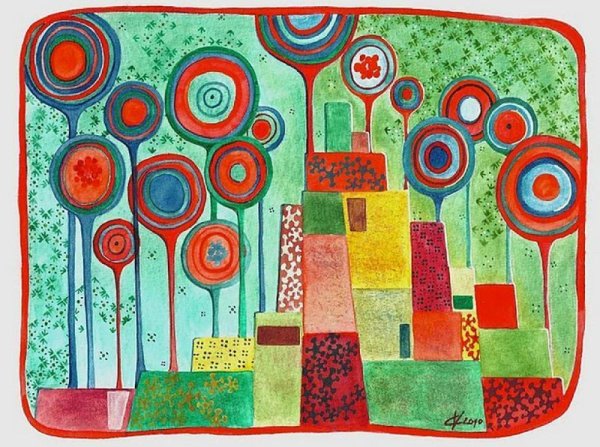 Хундертвассер 1950 картины