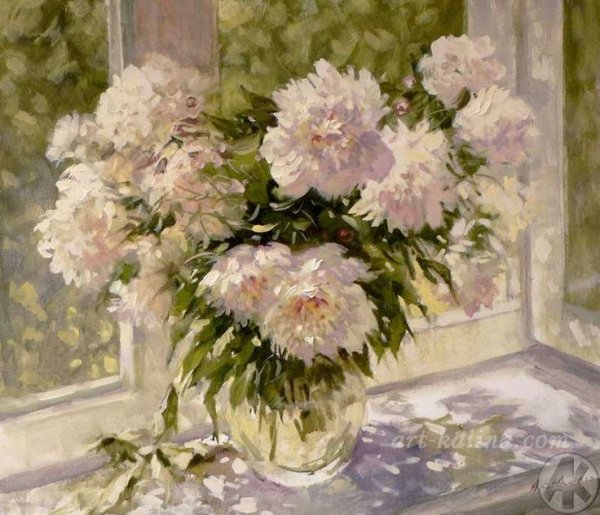 Елена Перминова картины пионы