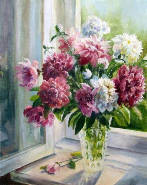 Коровин пионы