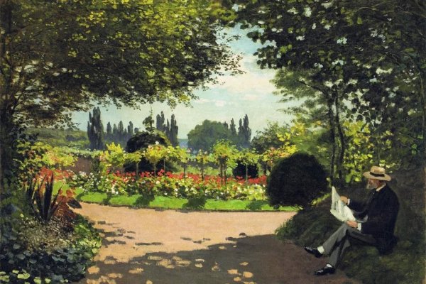 Клод Моне парк Монсо 1878