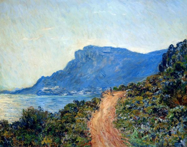 Скалы и парусные лодки в Пурвиле. Моне, Клод