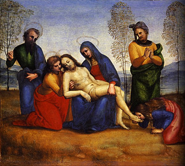 Оплакивание Христа Рафаэль Санти