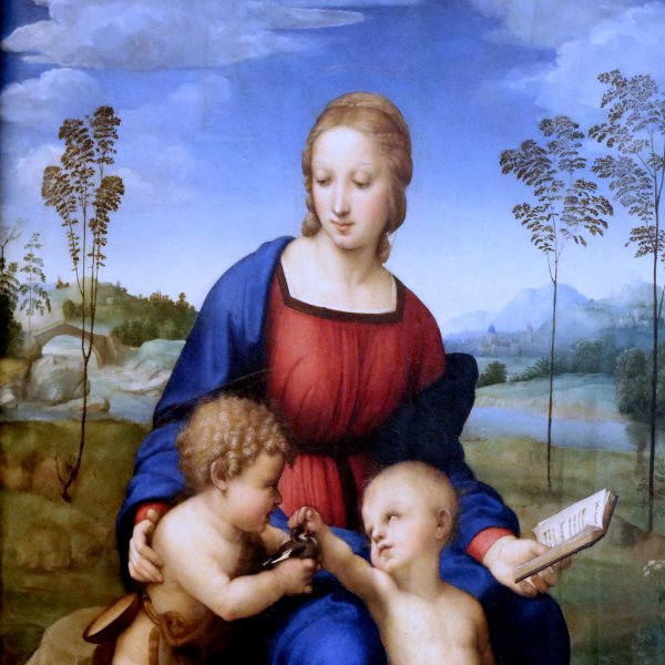 Мадонна со щегленком Рафаэль Санти