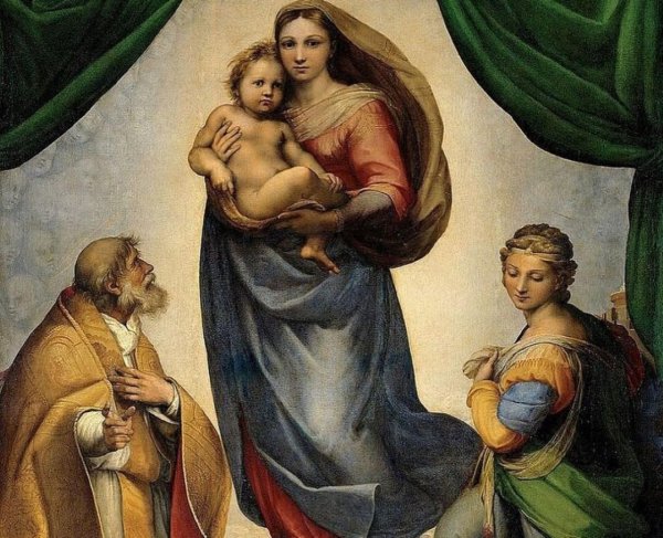 Рафаэль Санти Мадонна прекрасная садовница