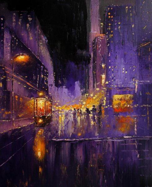 Абстрактный городской пейзаж