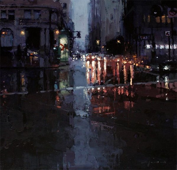 Джереми Манн городские пейзажи