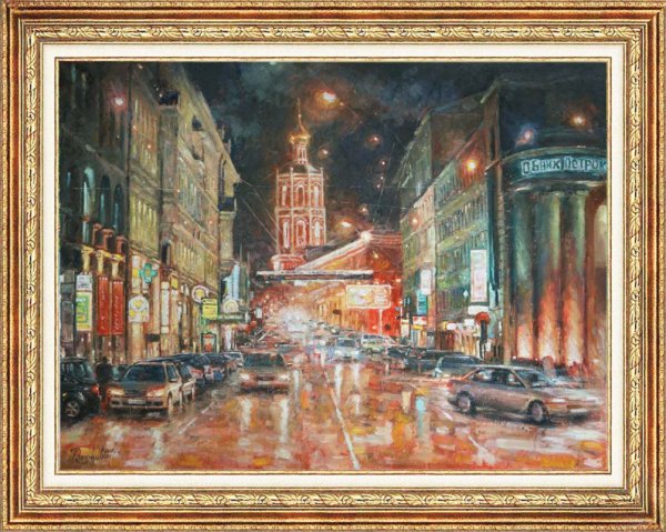 Художник Разживин Игорь Москва Сити