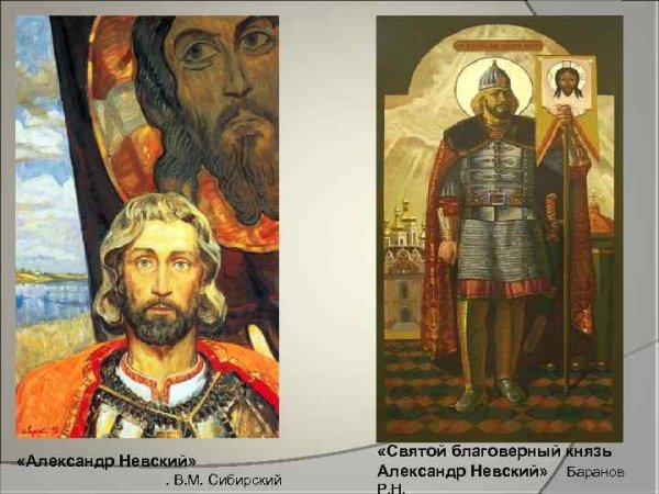 Князь Александр Ярославич Невский