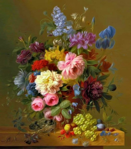 Ян Ван хейсум. Цветы