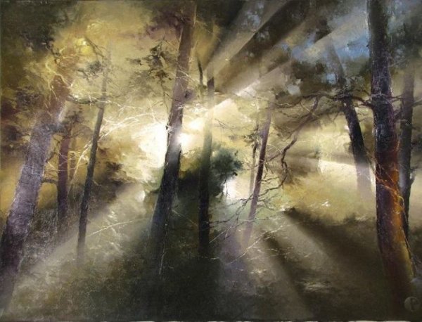Петрас Лукосиус пейзажи леса