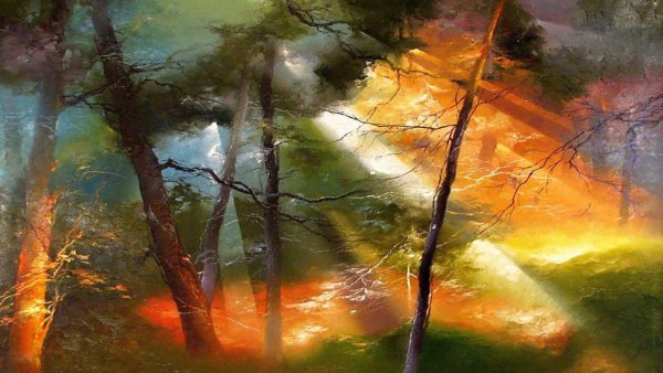 Художник Петрас Лукосиус картины