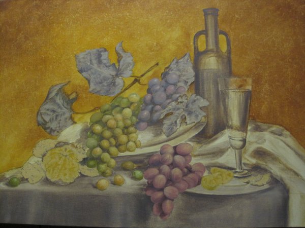 Многослойная живопись натюрморт