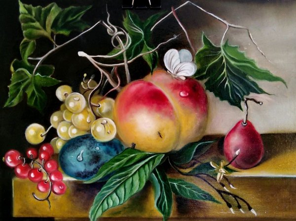Голландский натюрморт гризайль
