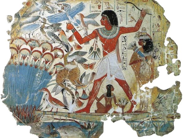 Рельефы и росписи древнего царства Египта