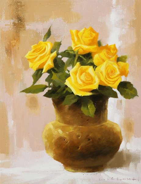 Акварельная нежность цветов корейского художника Namtaeksu