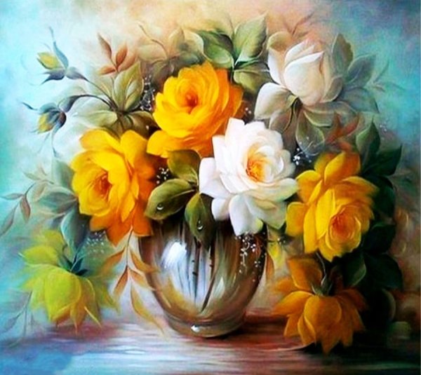 Цветочная живопись Douglas Frasquetti