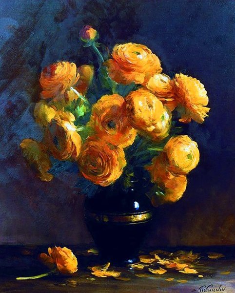 Художник Сергей Тутунов цветы