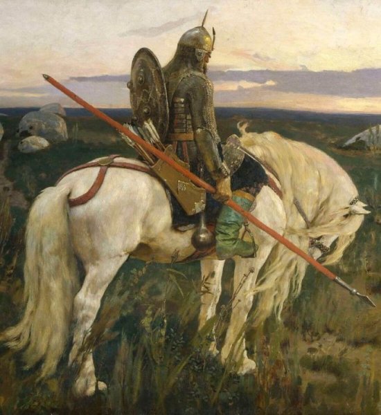 Три богатыря Васнецов Илья Муромец