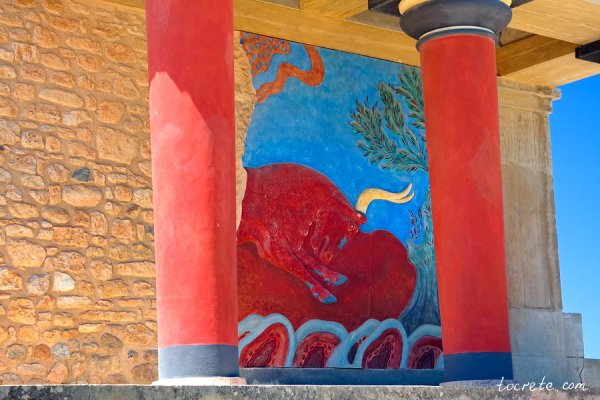 Фрески Кносского дворца Греция