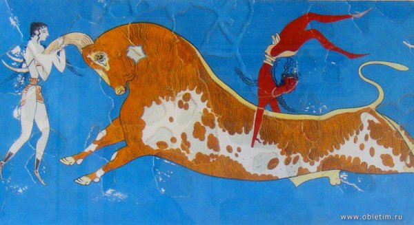 Фрески Кносского дворца на Крите