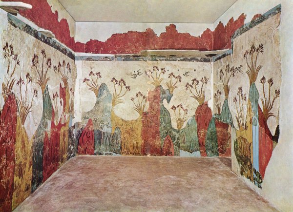 Фреска минойцев Кносский дворец