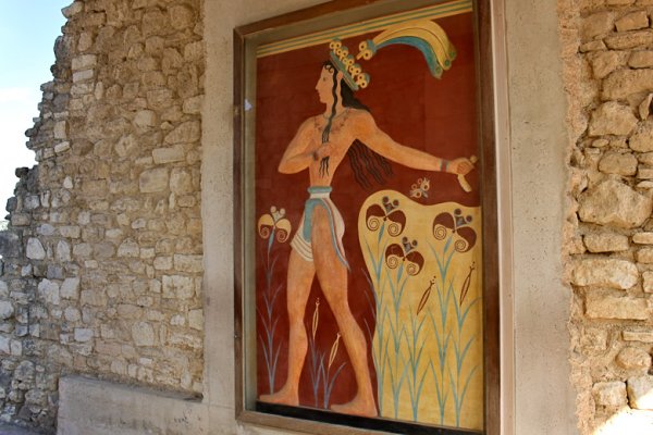 Кносский дворец фрески женщины