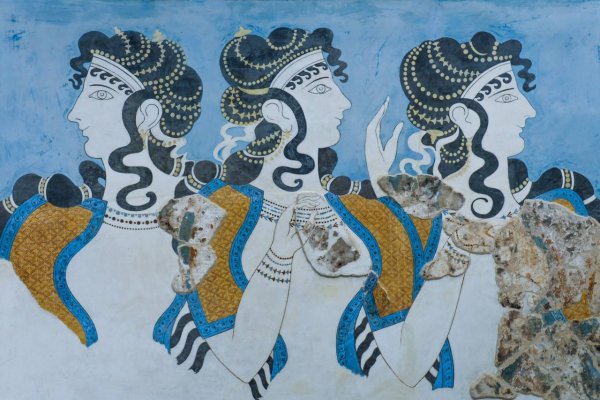 Парижанка Кносский дворец Крит