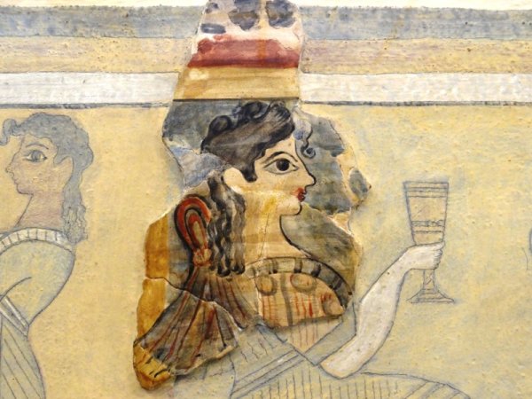 Кносский дворец на Крите орнаменты