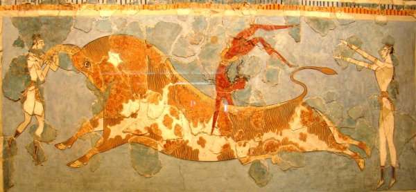 Царь Жрец фреска из Кносского дворца