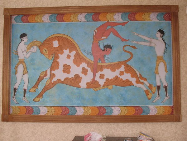 Дворец в Кноссе Крит фрески