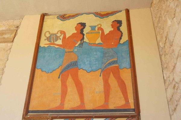 Кносский дворец на Крите фрески