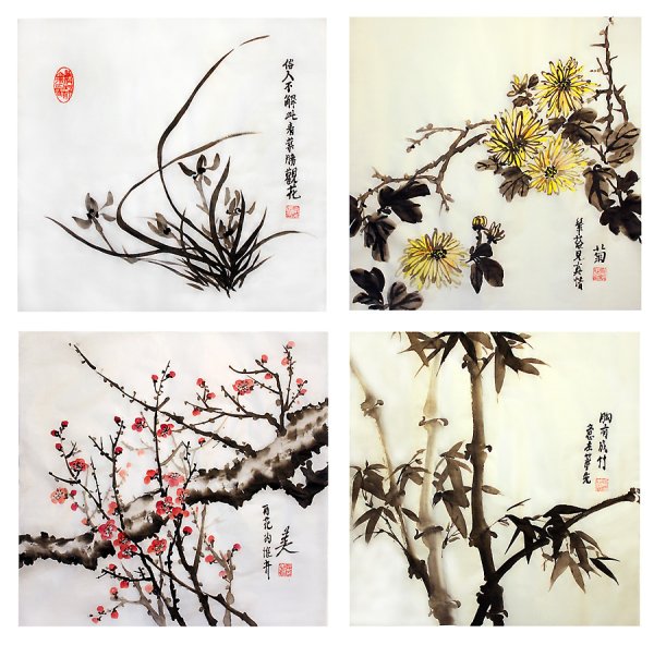 Четверо благородных гохуа